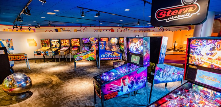Pinball Playfields exhibit, The Strong National Museum of Play, Rochester, New York, USA