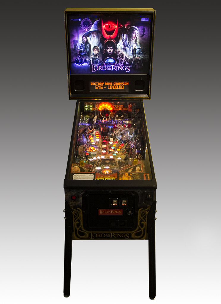 Lord of the Rings pinball machine, 2003. The Strong, Rochester, New York.