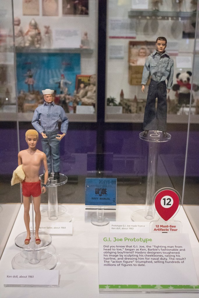 Play Pals exhibit, GI Joe Icon Case, The Strong, Rochester, New York