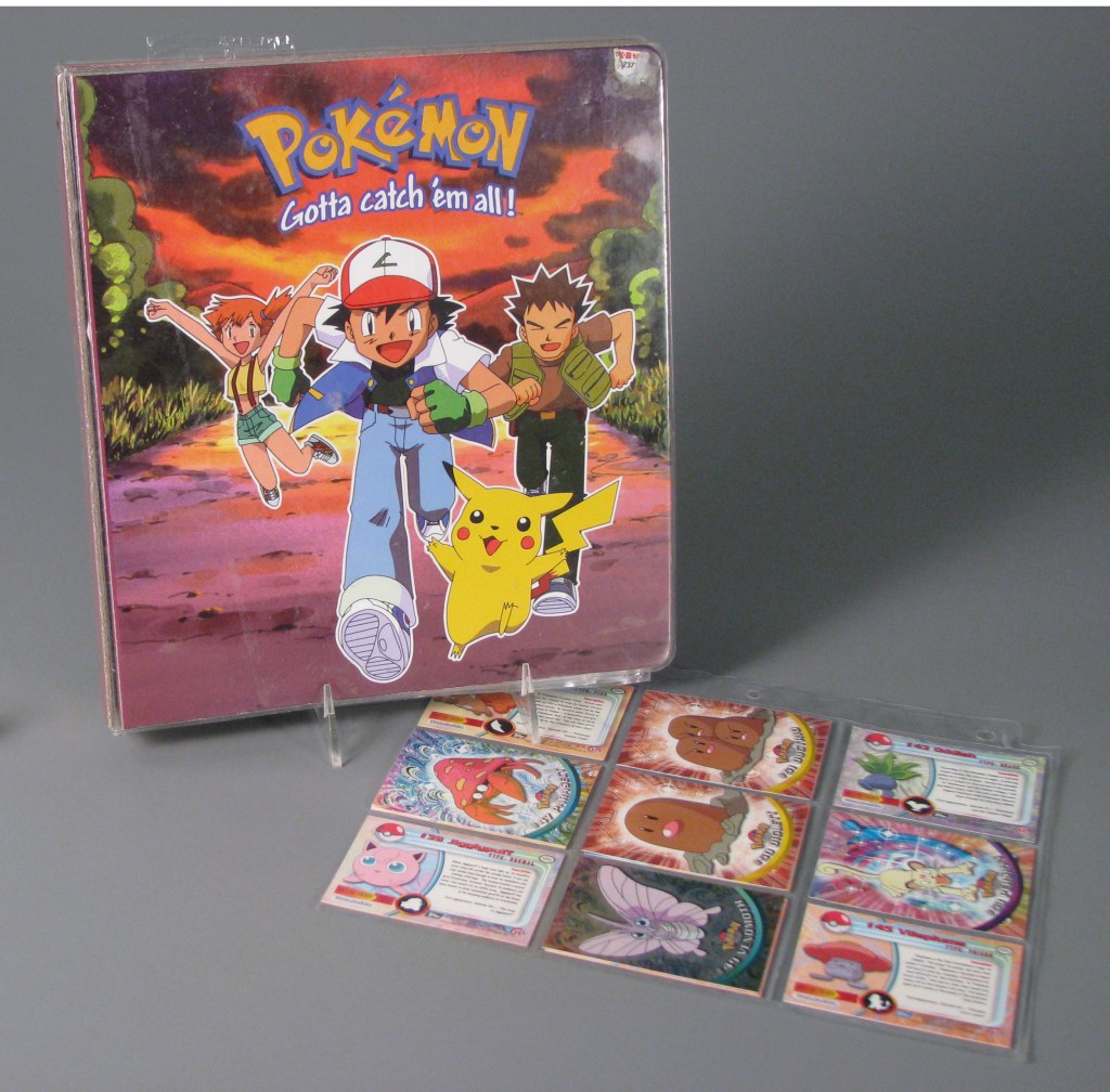Illustration of Pokemon Collecting Card Album, The Topps Company, Inc., The Strong National Museum of Play, Rochester, New York.