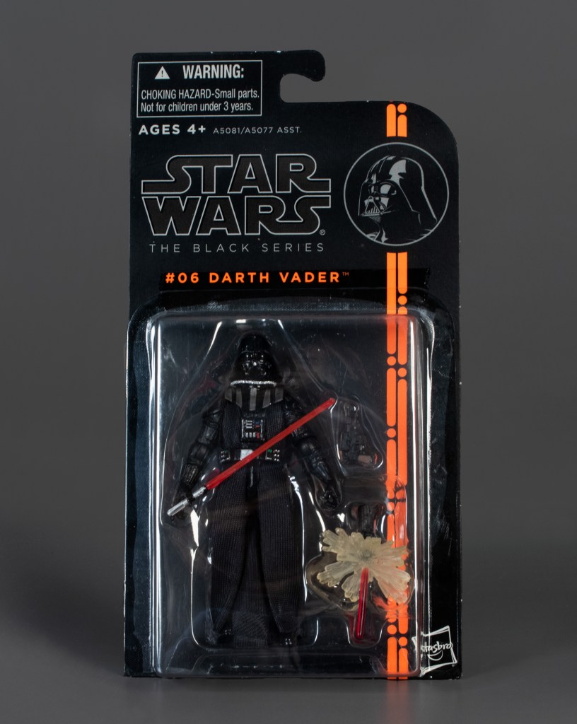 Illustration of Star Wars The Black Series: #06 Darth Vader, 2013, gift of William and Dee Bradshaw, The Strong National Museum of Play, Rochester, New York.