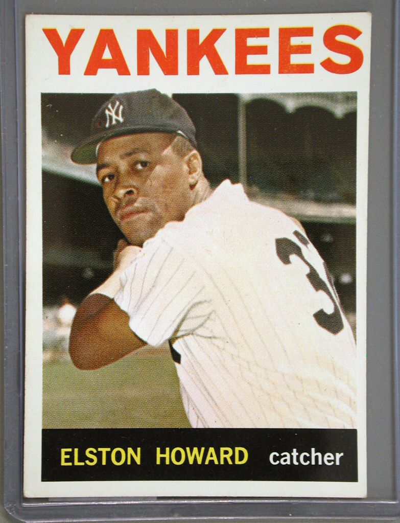 Image of Baseball Card, Elston Howard, Topps Chewing Gum, 1964, The Strong, Rochester, New York.