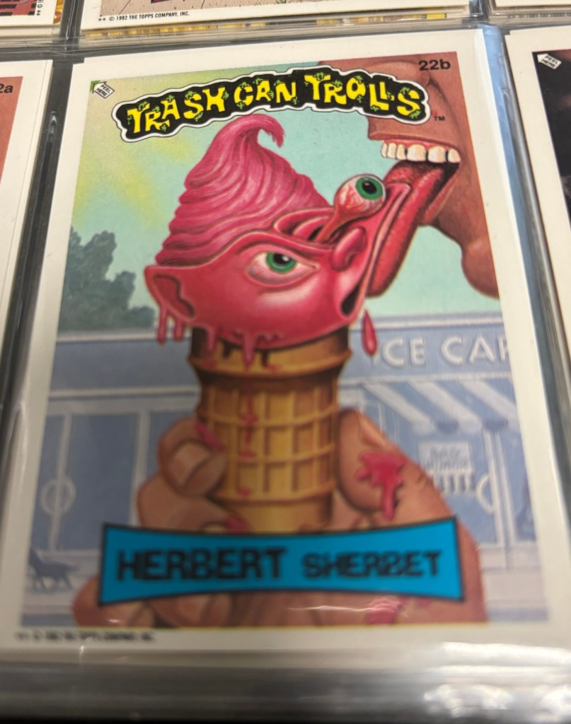 Image of trading card Herbert Sherbert, 1992, Gift of Casey Alexander Roberson. The Strong National Museum of Play, Rochester, New York. 