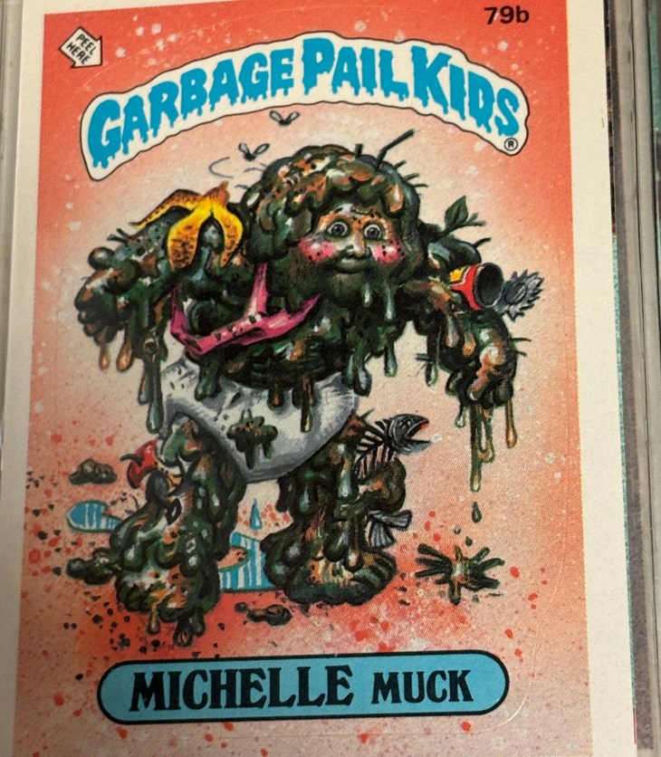 Image of trading card Michelle Muck, 1985, Gift of Casey Alexander Roberson. The Strong National Museum of Play, Rochester, New York.