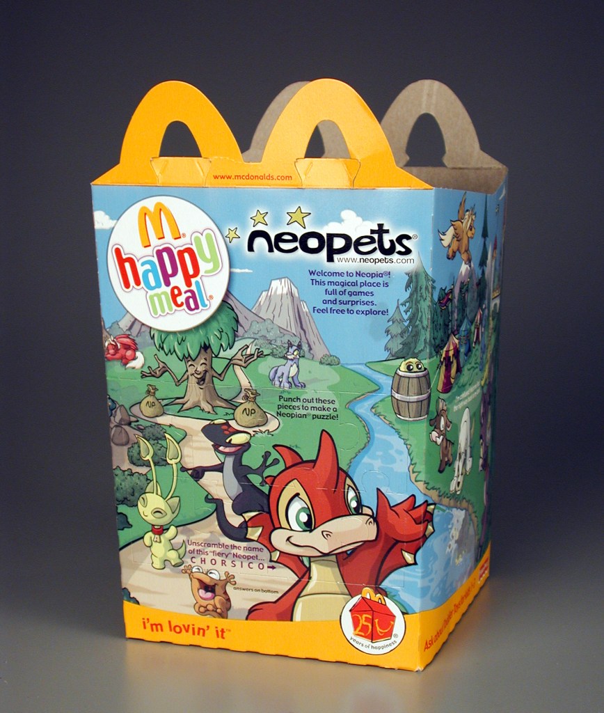 Happy Meal: Neopets, 2004, gift of Franklin Sciacca, The Strong, Rochester, New York.