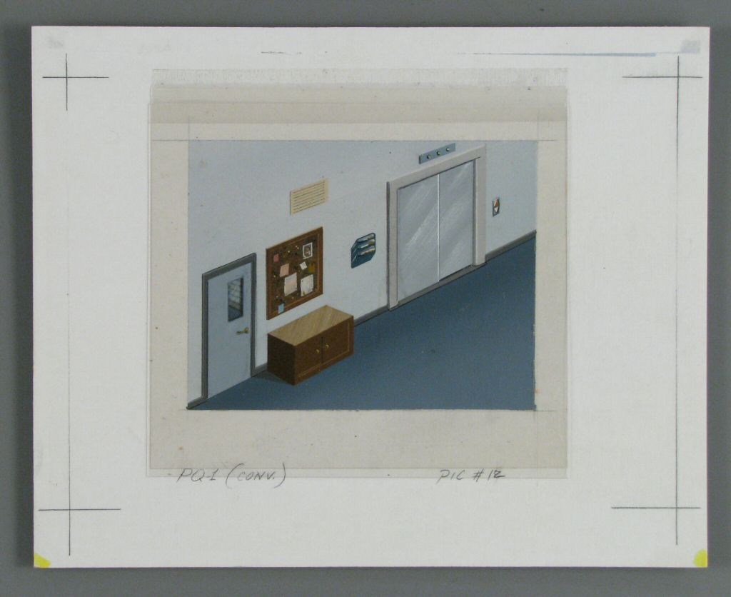 Hand-painted still image, Police Quest: In Pursuit of the Death Angel, 1992. The Strong National Museum of Play, Rochester, New York.