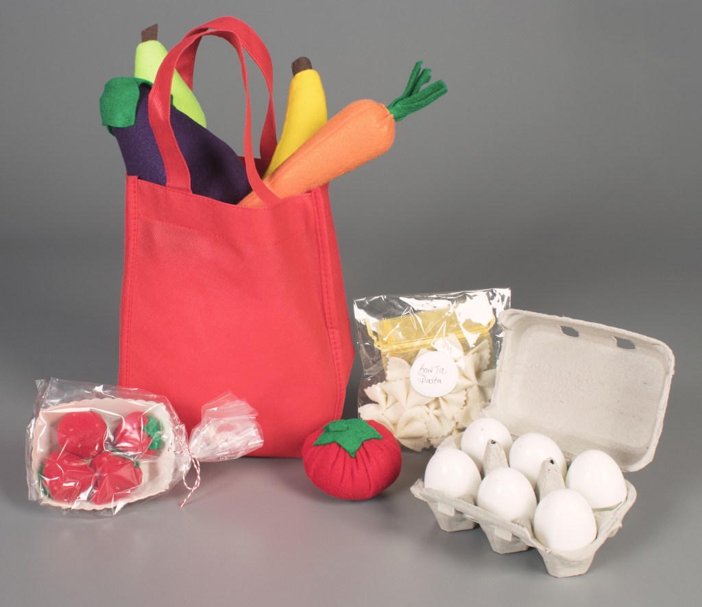 Felt food set, 2017, The Strong, Rochester, New York.