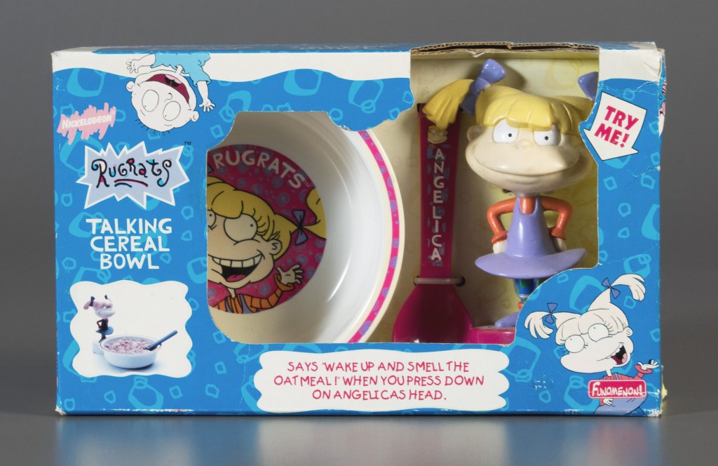 Rugrats Talking Cereal Bowl, 1998. Gift of Creativity, Inc. The Strong National Museum of Play, Rochester, New York.