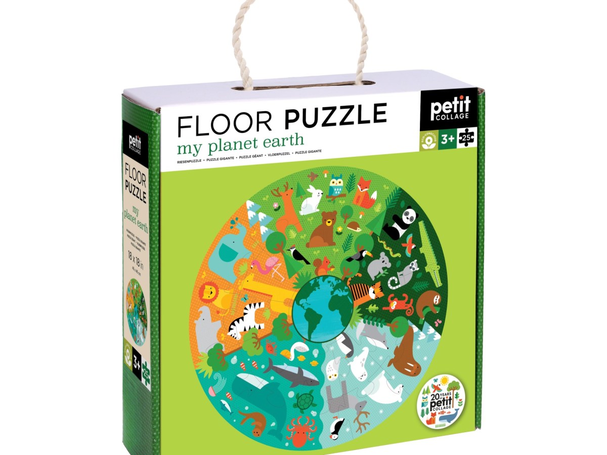 Sustainable Play, 20 Years Strong: Petit Collage Celebrates Anniversary with “My Planet Earth” Puzzle on Earth Day