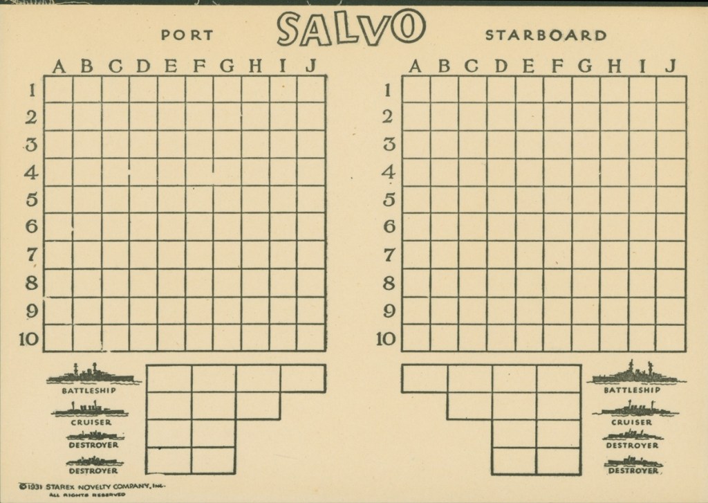 Salvo, 1931. Gift of James Wilson. The Strong National Museum of Play, Rochester, New York.