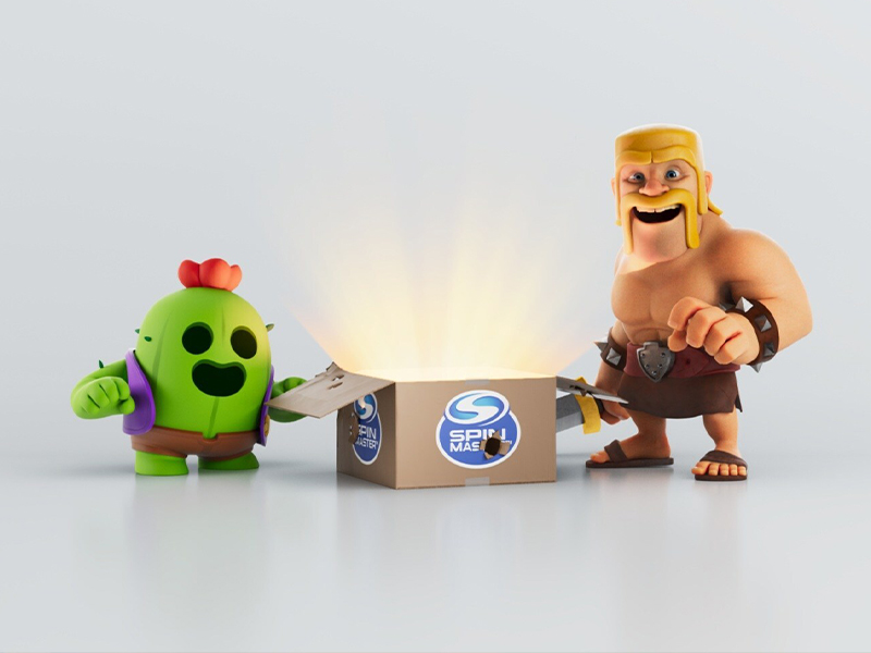 Spin Master and Supercell Team Up for an Epic Toy Battle
