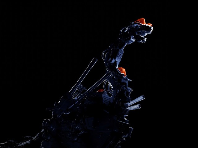 Zoids AZ-17DX Ultrazaurus Gravity Cannon - Tampilan utama model kit rakitan skala 1/72
