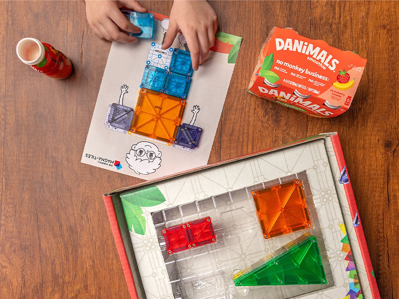 Danimals Teams Up with MAGNA-TILES® to Launch an Exclusive Building Blocks of Nutrition Set