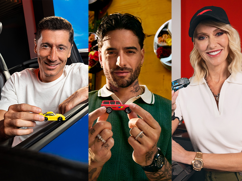 Hot Wheels Taps Maluma, Supercar Blondie & Lewandowski for Global Legends