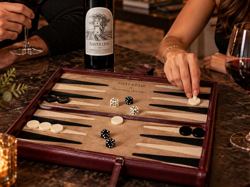 Classic Games Go Upscale With Silver Oak and Throwing Doubles Collaboration